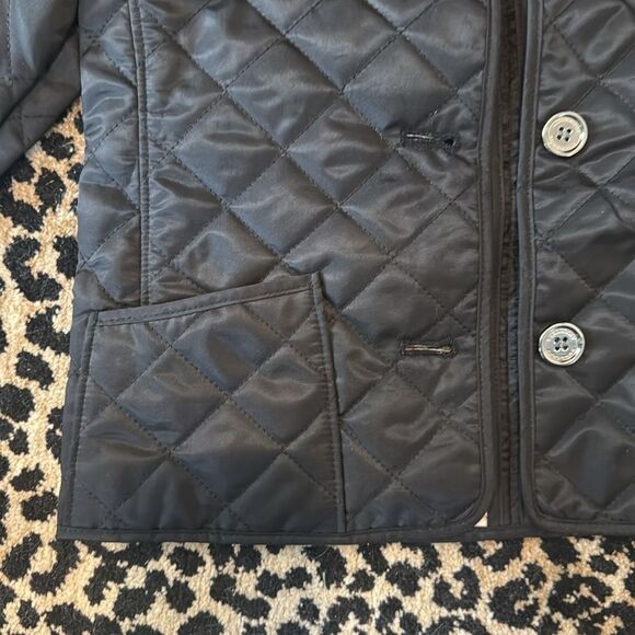 Burberry Children Black Diamond Quilted Jacket in size 5 youth - Picture 4 of 10